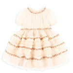 Konges Slojd Sukienka dla dziewczynki tiulowa Joelle Buttercream
