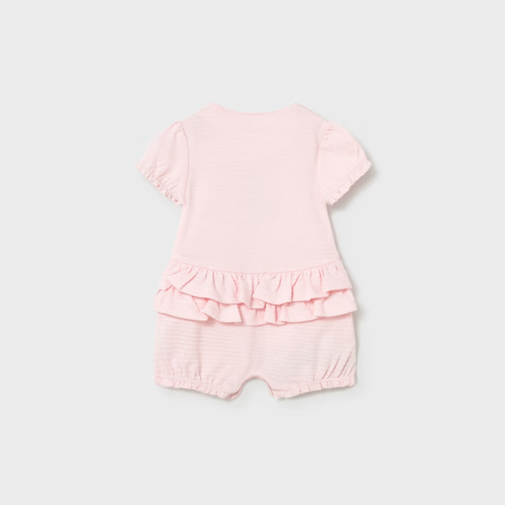 Mayoral Zestaw rampersów dla dziewczynki 2 szt. Baby Pink