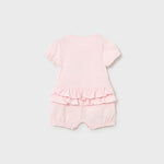 Mayoral Zestaw rampersów dla dziewczynki 2 szt. Baby Pink