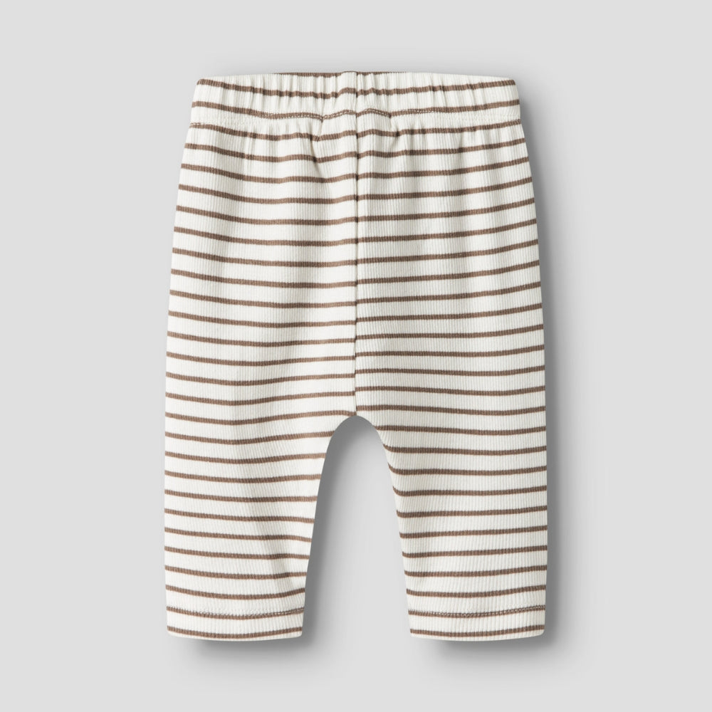 Lil’ Atelier Spodnie niemowlęce dla chłopca Coconut Milk NBMTONTO