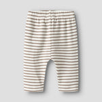 Lil’ Atelier Spodnie niemowlęce dla chłopca Coconut Milk NBMTONTO