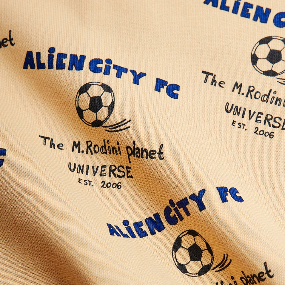 Mini Rodini Spodnie dziecięce dresowe Alien City Beige