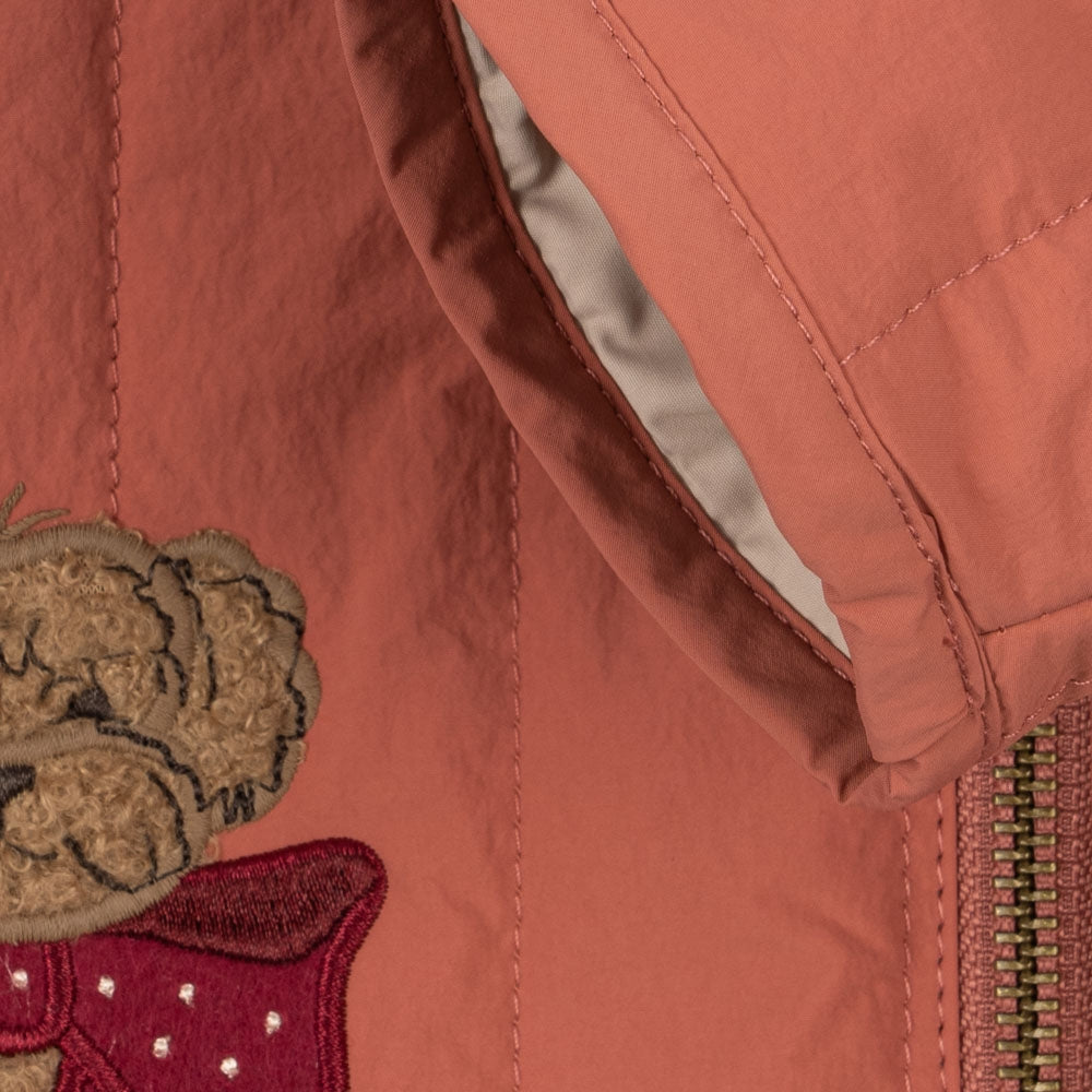 Konges Slojd Kurtka dla dziewczynki z kołnierzykiem Juno Canyon Rose