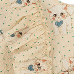 Konges Slojd Sukienka dla dziewczynki tiulowa Elin Bow Dot Miao Mist