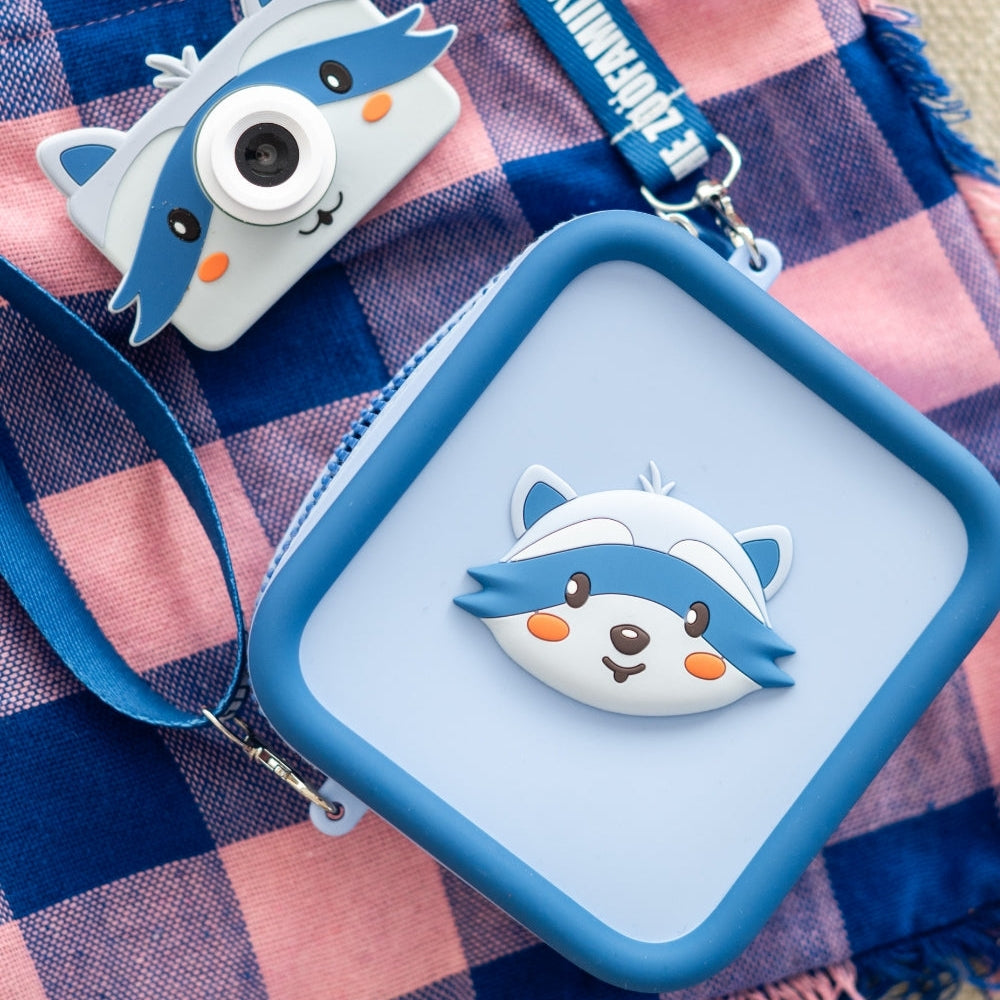 The ZooFamily Etui na aparat dziecięcy Raccoon