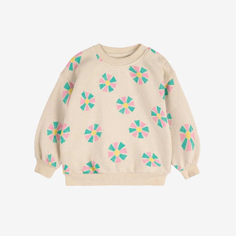 Bobo Choses Bluza dla dzieci Kaleidoscope All Over White
