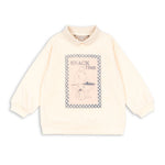Konges Slojd Bluza dla dziewczynki z kołnierzykiem Spotty Buttercream