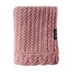 LullaLove Kocyk z wełny merino Cake Peony