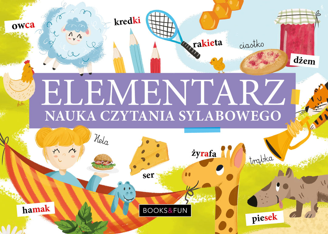 Books and Fun Elementarz Nauka czytania sylabowego