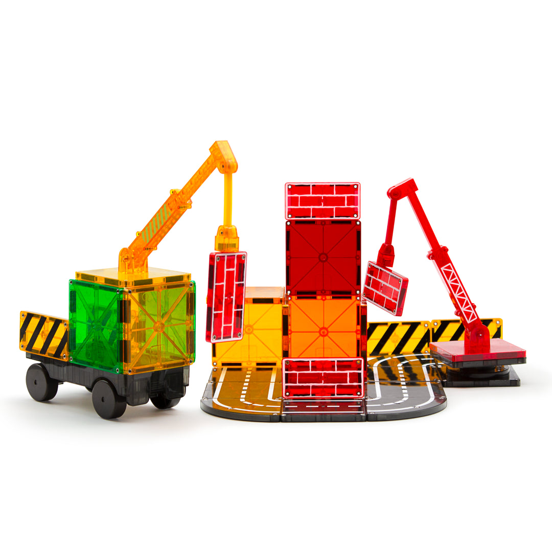 Magna Tiles Klocki magnetyczne dla dzieci Builder 32 elementy