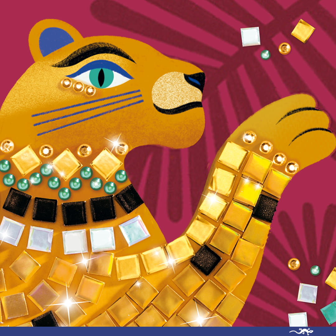 Djeco Zestaw artystyczny dla dzieci Mozaiki Dżungla