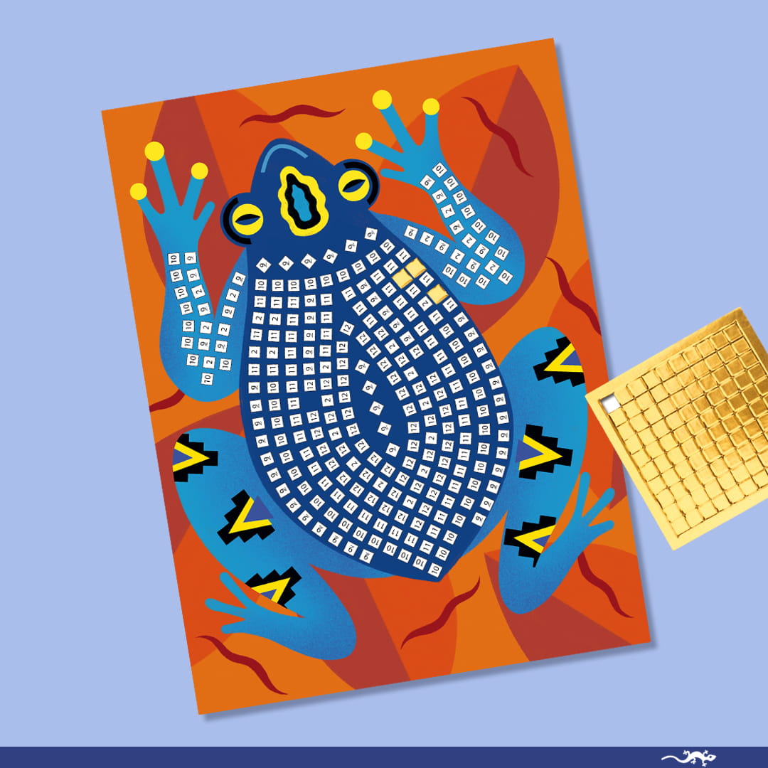 Djeco Zestaw artystyczny dla dzieci Mozaiki Dżungla