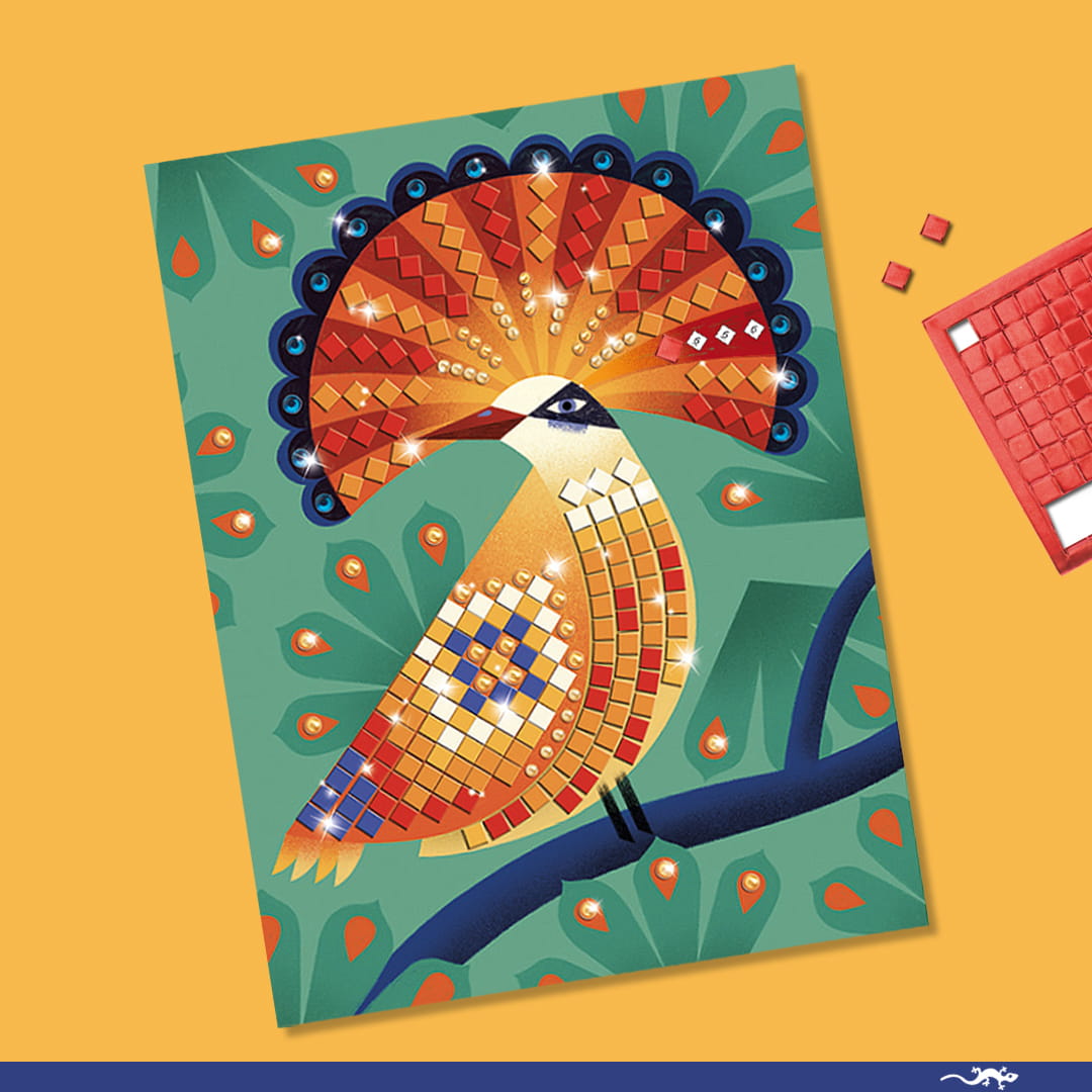 Djeco Zestaw artystyczny dla dzieci Mozaiki Dżungla