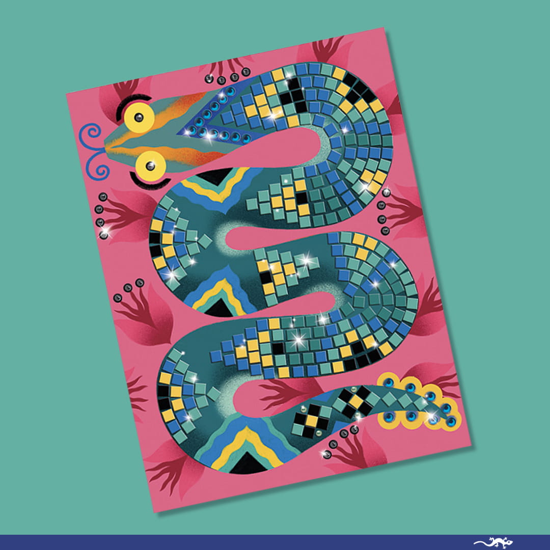 Djeco Zestaw artystyczny dla dzieci Mozaiki Dżungla