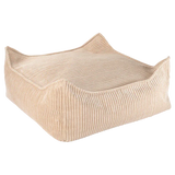 Wigiwama Kwadratowa pufa dla dziecka Ottoman Brown Sugar