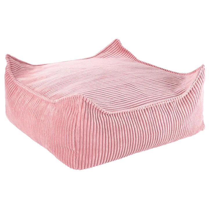 Wigiwama Kwadratowa pufa dla dziecka Ottoman Pink Mousse