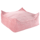 Wigiwama Kwadratowa pufa dla dziecka Ottoman Pink Mousse