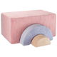 Wigiwama Pufa dla dziecka Playset Pink Mousse Rainbow