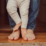 That’s Mine legginsy niemowlęce Daniel Ecru melange