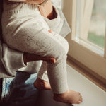 That’s Mine legginsy niemowlęce Daniel Ecru melange