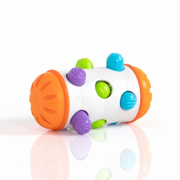 Fat Brain Toys Zabawka sensoryczna dla niemowląt Rolio Bobo Roller