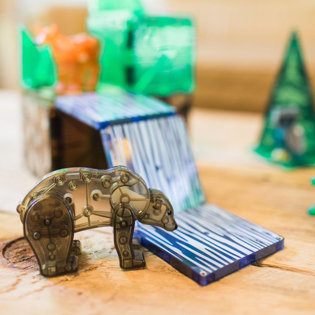 Magna Tiles Klocki Magnetyczne dla dzieci Forest Animals 25 elementów