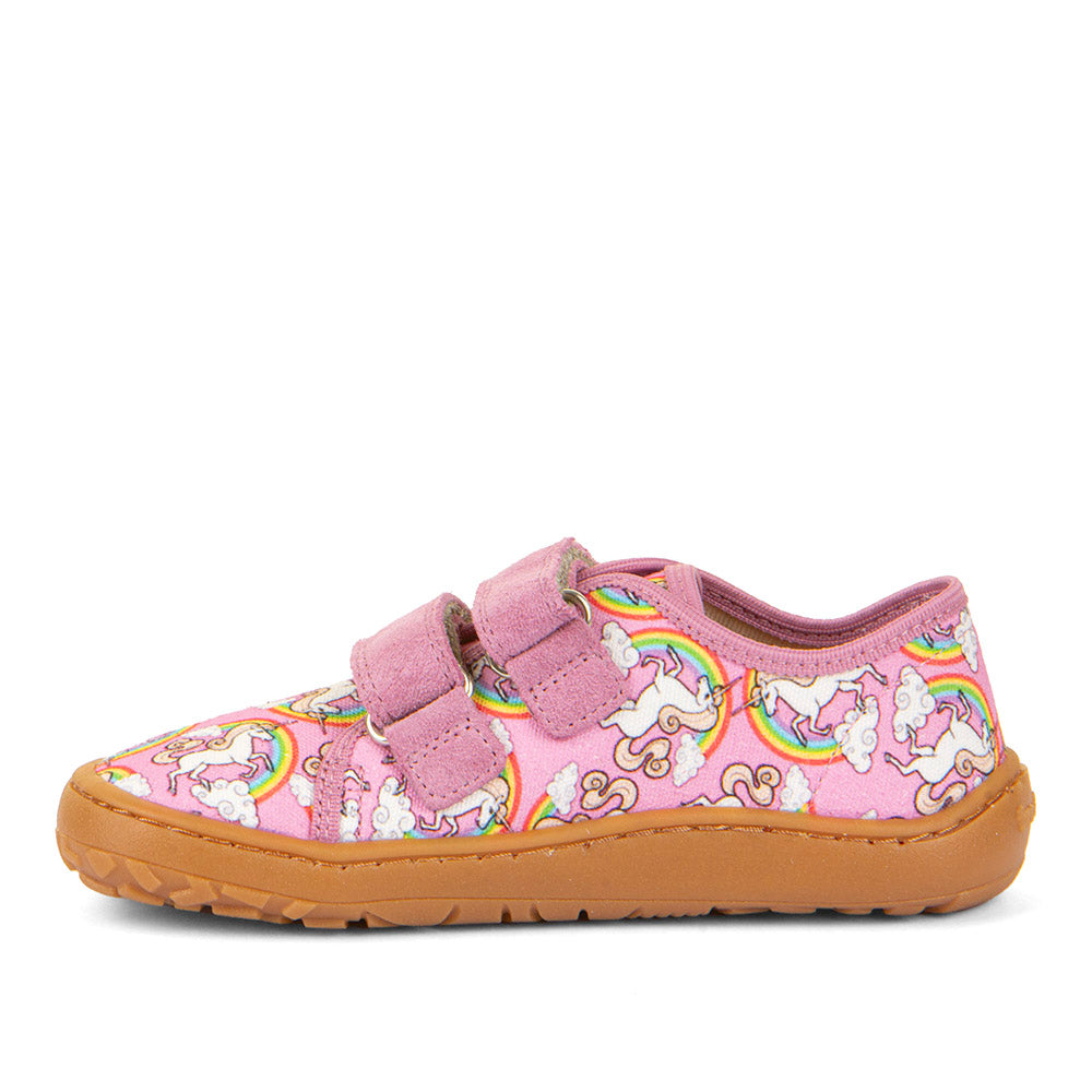 Froddo Buty dziecięce barefoot Canvas Jednorożce i tęcze