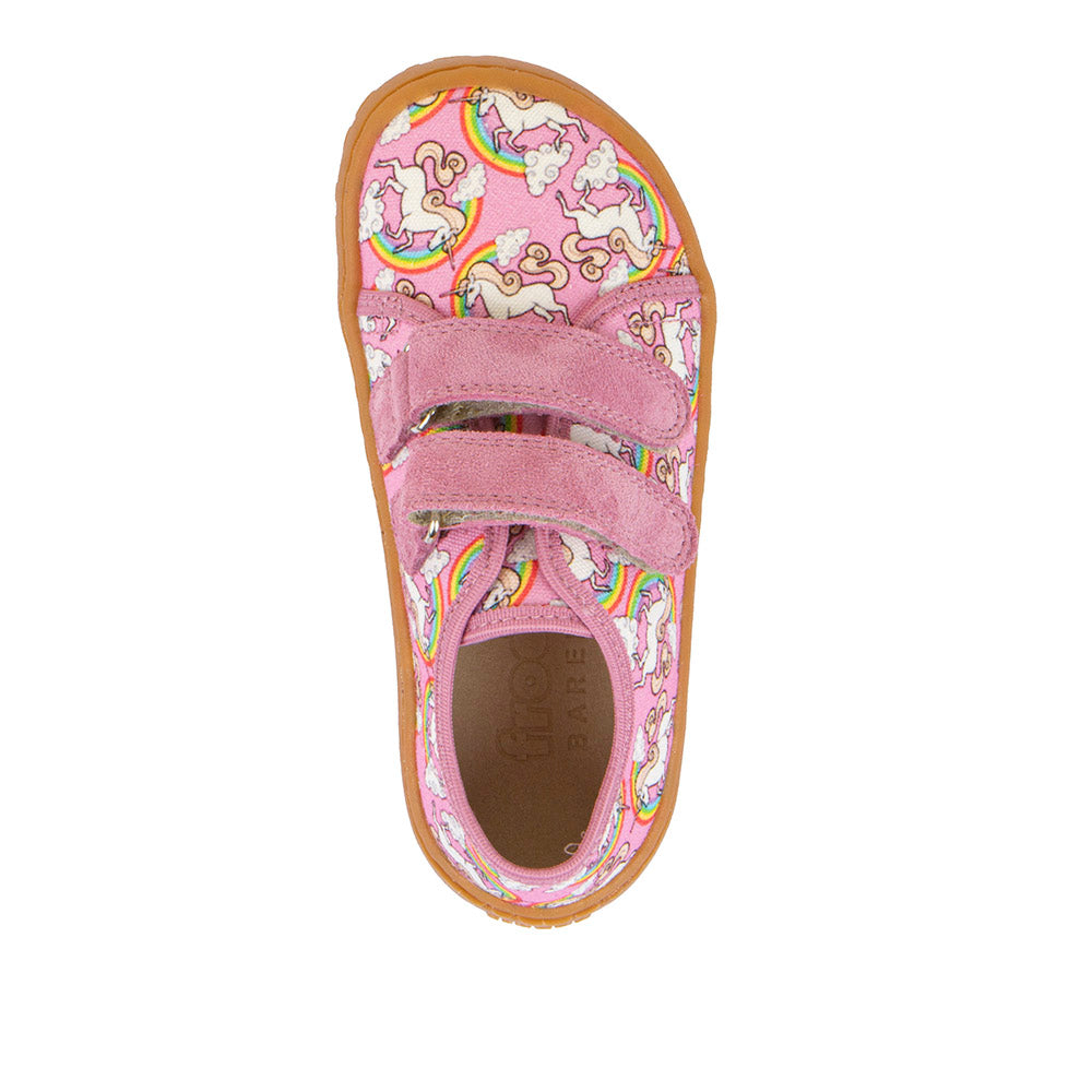 Froddo Buty dziecięce barefoot Canvas Jednorożce i tęcze