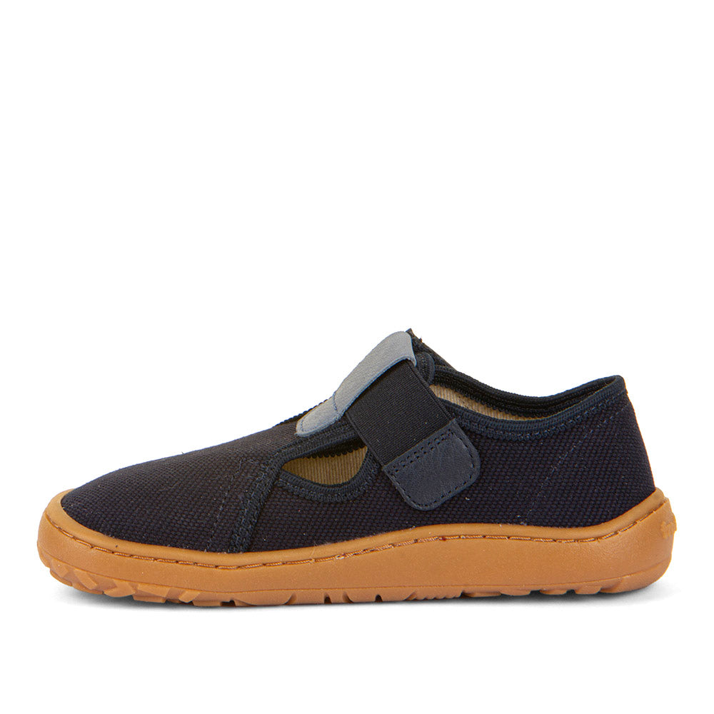 Froddo Buty dziecięce barefoot Canvas T-Bar Dark Blue