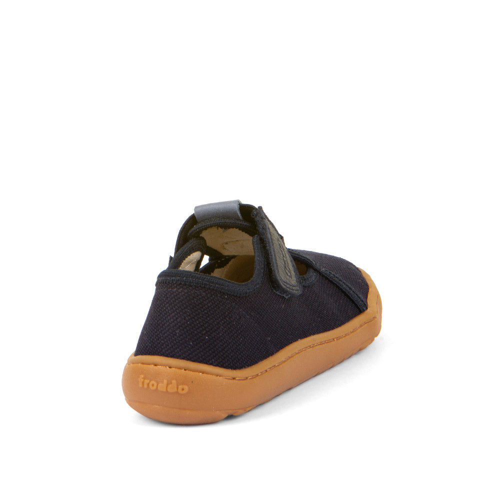 Froddo Buty dziecięce barefoot Canvas T-Bar Dark Blue