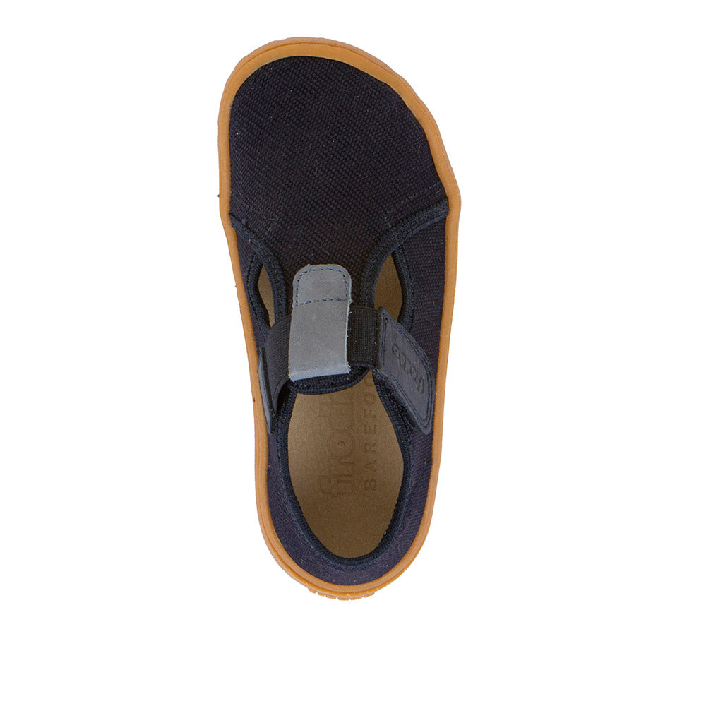 Froddo Buty dziecięce barefoot Canvas T-Bar Dark Blue
