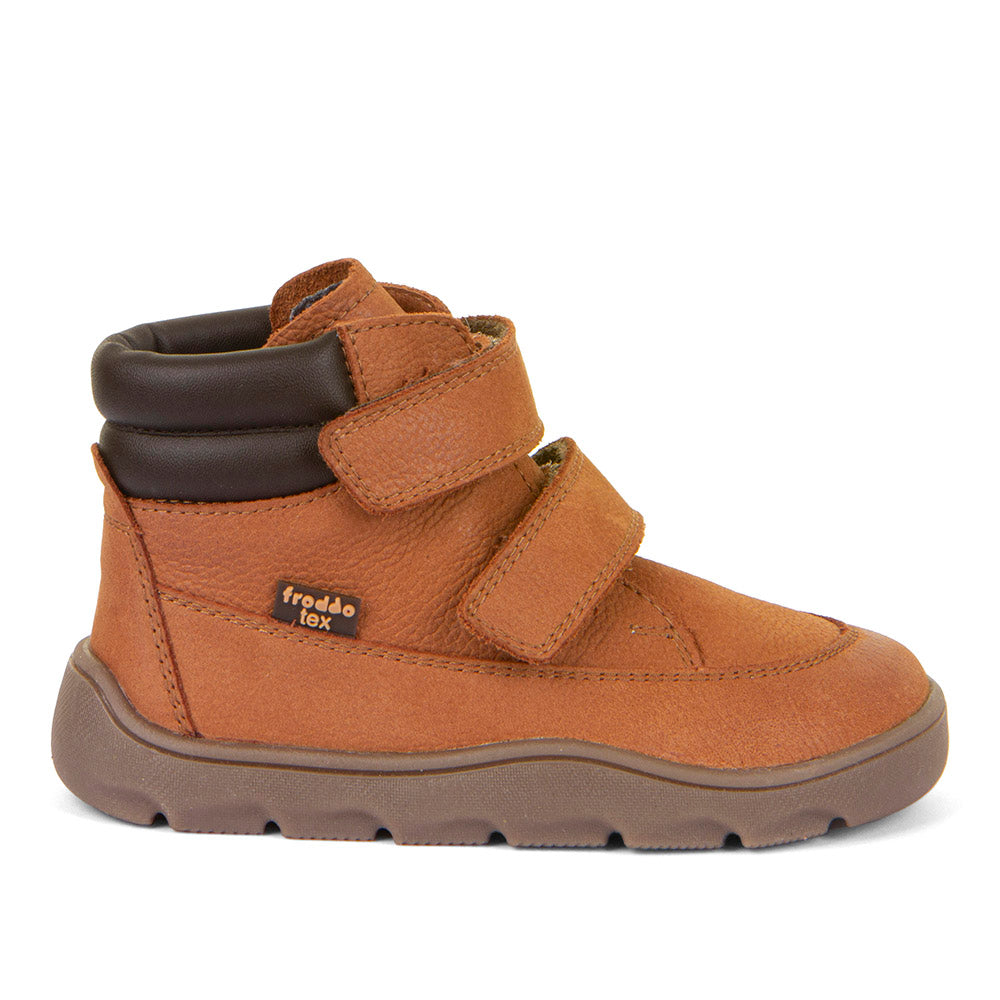 Froddo Trzewiki barefoot dla dzieci Zeru Tex Cognac
