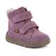 Froddo Trzewiki zimowe barefoot dla dzieci Zeru Tex Furry Plum