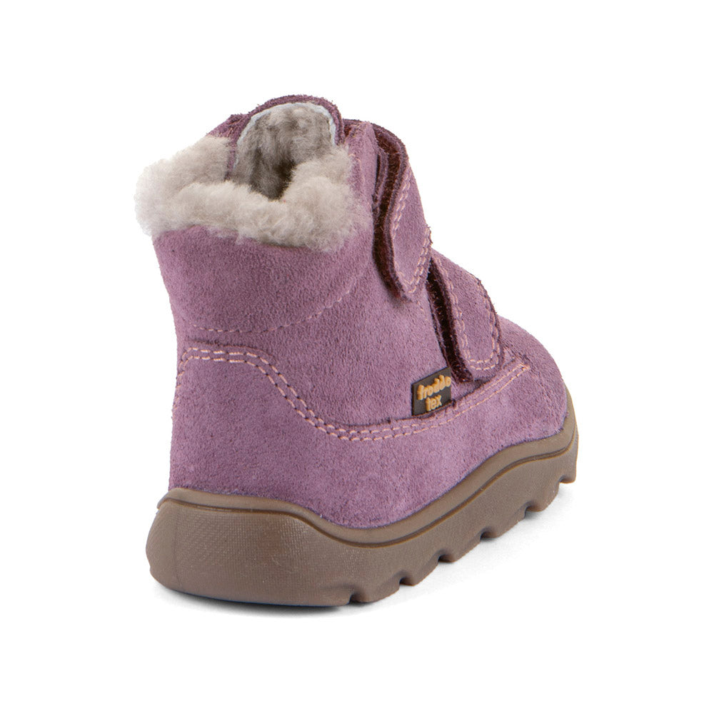 Froddo Trzewiki zimowe barefoot dla dzieci Zeru Tex Furry Plum