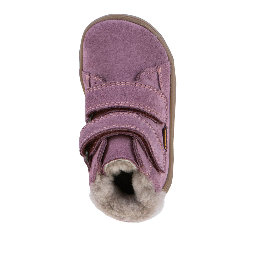 Froddo Trzewiki zimowe barefoot dla dzieci Zeru Tex Furry Plum