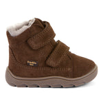 Froddo Trzewiki zimowe barefoot dla dzieci Zeru Tex Furry Brown