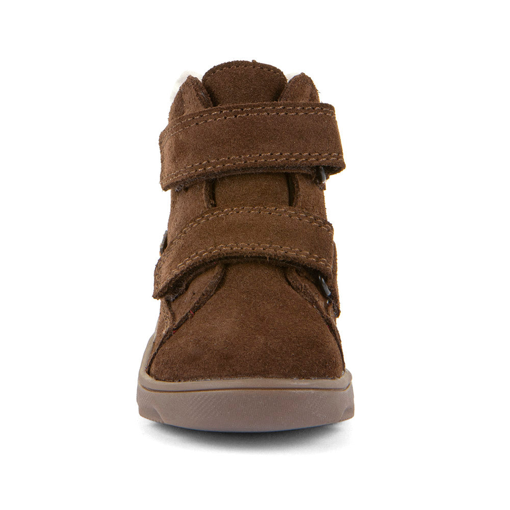 Froddo Trzewiki zimowe barefoot dla dzieci Zeru Tex Furry Brown