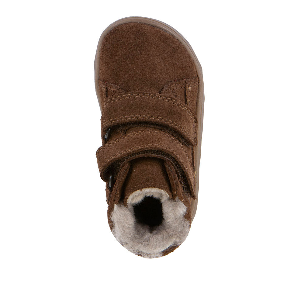 Froddo Trzewiki zimowe barefoot dla dzieci Zeru Tex Furry Brown
