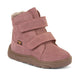 Froddo Trzewiki zimowe barefoot dla dzieci Zeru Tex Furry Pastel Pink