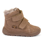 Froddo Trzewiki zimowe barefoot dla dzieci Zeru Tex Furry Camel Brown
