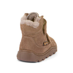 Froddo Trzewiki zimowe barefoot dla dzieci Zeru Tex Furry Camel Brown