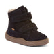 Froddo Trzewiki zimowe barefoot dla dzieci Zeru Tex Furry Dark Blue