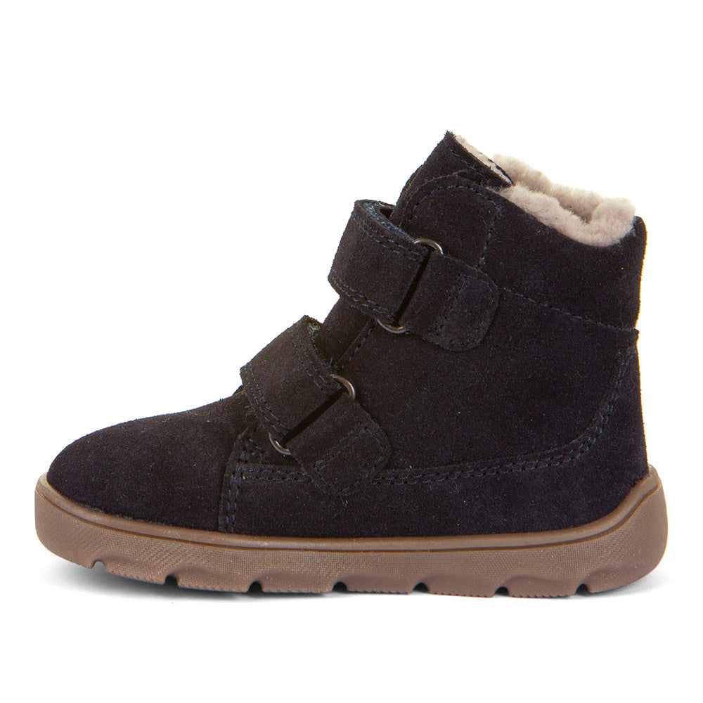 Froddo Trzewiki zimowe barefoot dla dzieci Zeru Tex Furry Dark Blue