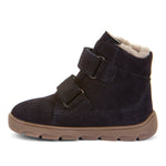 Froddo Trzewiki zimowe barefoot dla dzieci Zeru Tex Furry Dark Blue