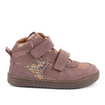 Froddo Buty barefoot dla dzieci typu High-Tops Loop Pastel Pink