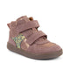 Froddo Buty barefoot dla dzieci typu High-Tops Loop Pastel Pink