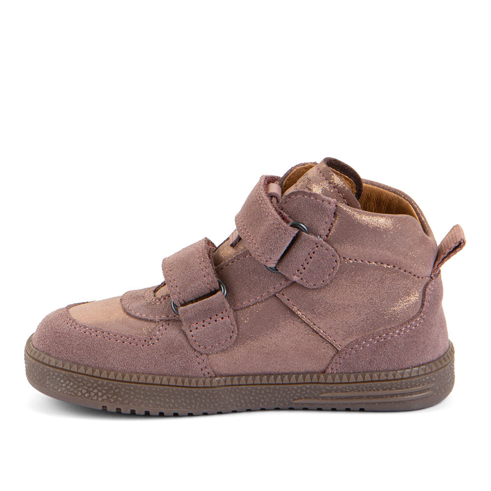 Froddo Buty barefoot dla dzieci typu High-Tops Loop Pastel Pink