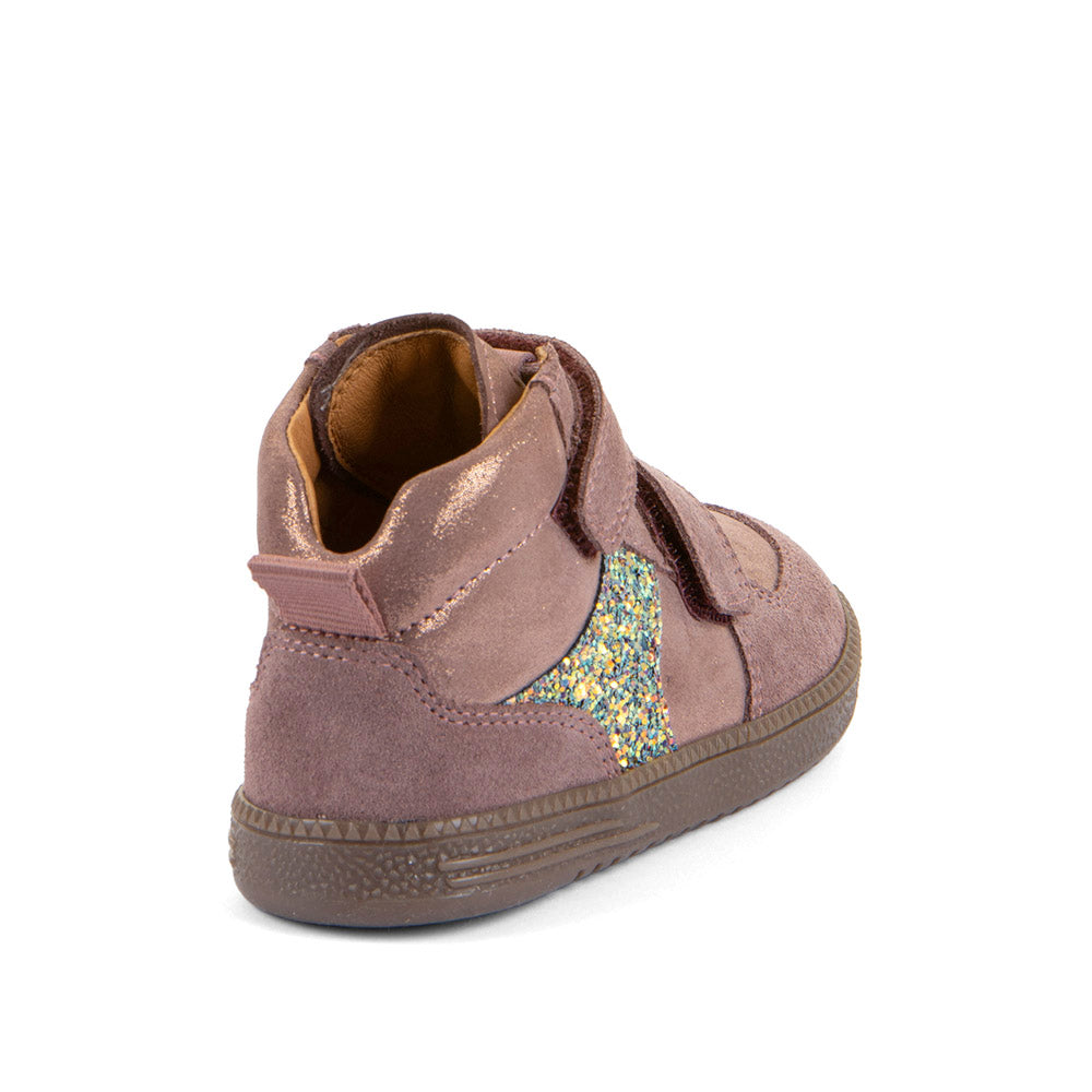 Froddo Buty barefoot dla dzieci typu High-Tops Loop Pastel Pink