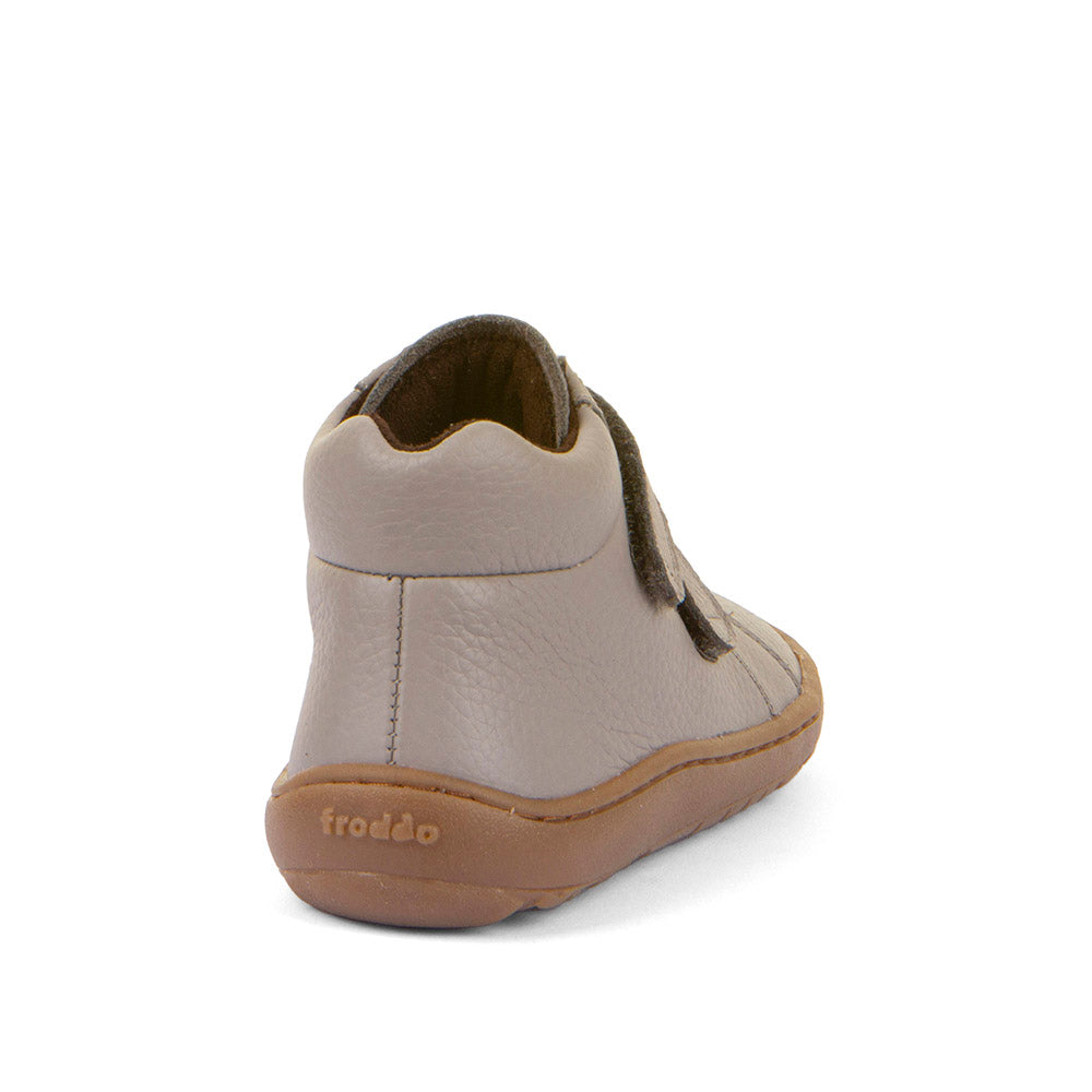 Froddo Buty barefoot dziecięce za kostkę Piaskowy szary
