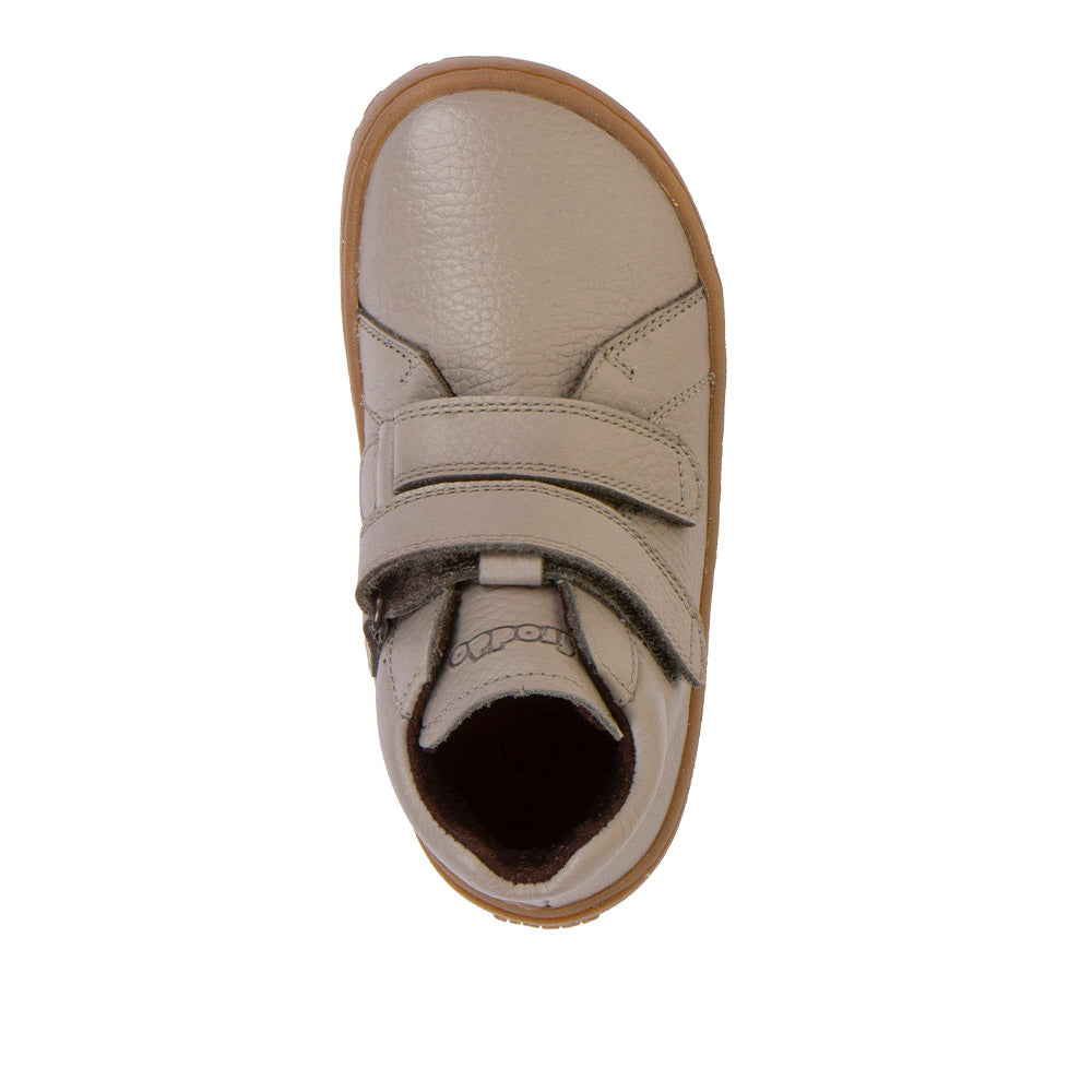 Froddo Buty barefoot dziecięce za kostkę Piaskowy szary